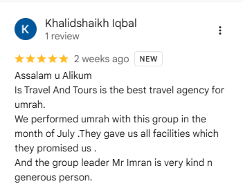 Customer Review Screenshot